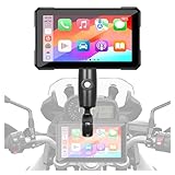 JDUYHS Navigatore GPS Moto per BMW Motorrad G 310 GS, Schermo GPS Carplay per Moto, Display Touch 5" IP67 Impermeabile, Supporto Manubrio Universale per Moto/Scooter