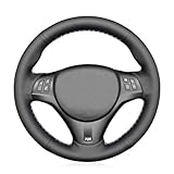 Mewant Coprivolante in pelle per BMW Serie 1 E87 / E81 / 1 Series/ E88 / 1 Serie M E82 / 3 Serie E90 / E91 (Touring)/ E92 Coupe/ E93 Cabrio / X1 E84 / M3 E90 Berlina / E92 Coupé / E92/E92 Coupé/E93