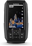 Garmin Striker Vivid 4cv, Fishfinder a colori da 4 pollici e trasduttore sonar facile da usare, tavolozze di colori del sonar a scansione vivida (010-02550-00)