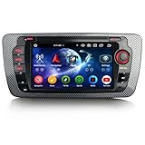Erisin Android 14 8-Core 4GB+64GB Autoradio GPS Navigatore per SEAT IBIZA 2009-2013 7 pollici Schermo tattile Supporti Bluetooth 5.0 Senza fili CarPlay Android Auto WiFi DSP RDS CANbus USB DTV Radio