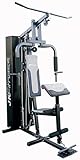JK FITNESS Stazione Multifunzione JK 6097 [70 Kg Pacco Pesi] | Palestra Multigym Compatta e Solida per Casa | Esercizi Chest Press, Butterfly, Leg Curl, Low/High Pulley, Curl su Panca Scott