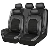 LGZFC 9 Pezzi Auto Set Coprisedili in Pelle PU per Alfa Romeo Alfa 156 1.8 156 1.9 JTD 159 1.9 JTD, Coprisedili Anteriori E Posteriori Impermeabile, Compatibili con Airbag,B