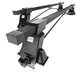 Mossa Barre portatutto in acciaio compatibili con Citroen Xsara Hatchback (1991-2006) nero - portapacchi auto - portabagagli barre da tetto - senza punti di fissaggio di serie