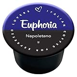 Italian Coffee 100 Capsule Caffè Euphoria Napoletano compatibile con Lavazza Blue & compatibile con Lavazza In Black Nims