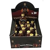 VECCHIA ROMAGNA BRANDY MIGNON MINIATURE 3 CL 20 BOTTIGLIETTE