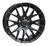 WHZYL Cerchioni neri da 18 e 19 pollici 5x120, cerchi in lega for auto, compatibili con BMW Serie 3, 5, 525, 320i, 330, E46, E60, E61, E90, E92, E93, F10, F11, F30.