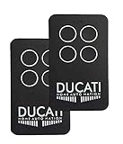DUCATI 6208 - 2 trasmettitori manuali rolling code a 4 tasti, telecomando 433,92 Mhz per portiere.