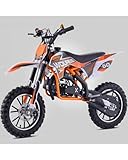 T-MOTO - Mini moto cross 50 cc Wolfee 2 Tempi - Minimoto a benzina 10/10 - Minimoto cross 50cc per principianti - Mini moto cross benzina, Arancio