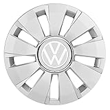 Volkswagen 1S0071454BYEH copricerchi (4 pezzi) copricerchi in acciaio, 14 pollici, colore argento
