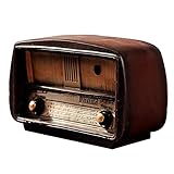 jojomis Vintage Style Resina Radio Artigianato per Soggiorno Ufficio Galleria