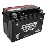 BATTERIA MOTORPARTS MINARELLI YTX9-BS 12V 8AH COMPATIBILE CON YAMAHA X-CITY 250 4T 09 12 SENZA MANUTENZIONE COMPLETA MOTO SCOOTER SPECIFICA