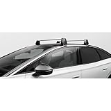 Volkswagen Barre Portatutto Originali per ID.7 Limousine, Argento, Profilo T-Nut, 110/106 cm, 5 kg, Capacità 70 kg