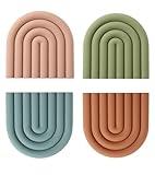 Sottopentola in silicone, Sottopentola colorato Protezione per pentole, Presine da Cucina, Resistente al calore Antiscivolo Protezione antiimpilamento per pentole, tazze, ciotole e altre decorazioni