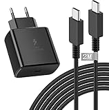 Caricabatterie Super Veloce USB C da 45W, MKOIJN Caricatore USB C per Sam sung Galaxy S23 Ultra/S23+/S23/S22 Ultra/S22+/S22/S21/S20/Note 20/Note 10, Galaxy Tab S9/S8, con Cavo Sam sung Tipo C da 2M.