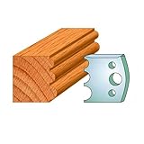 Frese per toupie Euro da 40 mm - Profilo 090 Solo limitatori Confezione da 2 Prodotto da Xcalibur Tooling