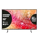 Samsung TV UE50DU7170UXZT LED 4K, Smart TV 50" Crystal Processor 4K, Slim Look, DVBT-2, Q-Symphony & OTS Lite, Integrato con Bixby, compatibile con Alexa e Google Assistant, Black 2024