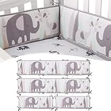 IIQI 4 pcs di materasso traspirabile a rete anti-collisione - la parte superiore del materasso è protetta da un morbido bordo di imbottitura (YD4)