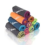 NirvanaShape Asciugamano Microfibra | 14 colori | 8 taglie | Asciugatura Rapida, Leggero, Assorbente | Asciugamano da Viaggio/Asciugamano da Bagno | Ideale per Viaggi, Spiaggia, Yoga, Sauna