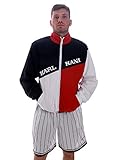 Karl Kani Retro Block Giacca da tuta navy/red/white
