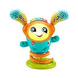 Fisher-Price - DJ Nino Salterino, edizione ITALIANO,SP, PORT, giocattolo musicale interattivo ed educativo con luci e azione saltellante, Giocattolo per Bambini 9-36 Mesi, HJP91