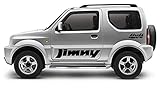 ADESIVI FUORISTRADA COMPATIBILI PER SUZUKI JIMNY 4X4 OFF ROAD + OMAGGIO (NERO OPACO)