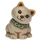 THUN - Mini gatto Momi - ceramica - Collezione Giardino di Primavera - 4.8 x 4.8 x 5.9 cm