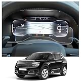 CDEFG Compatibile con Citroen C5 Aircross 2019-2024 2025 Pellicola Protettiva 6H Antigraffio 12,3 Pollici GPS Pellicola Protettiva Navigatore Film C5 Aircross Accessori 2 Pezzi
