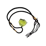 YOISMO Collana in Cristallo moldavite, Pendente in Pietra Irregolare, Pietra energetica in Cristallo Naturale, Collana Regalo per la Festa della Mamma