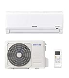 Samsung AR30 Malibu, Climatizzatore Monosplit in pompa di calore, 12000 BTU, GAS R32, AR12TXHQBWKNEU+AR12TXHQBWKXEU, [Classe di efficienza energetica A++/A]