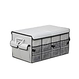 Scatola portaoggetti per Auto per Jaguar XK/XKR Coupé/Convertibile X150 X100 XK/XK8/XKR 1996-2015 Organizer Bagagliaio Auto Grande capacità Organizer per Baule per Auto,B-Basic Version