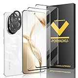 2+2 Pezzi Pellicola Vetro Temperato Per Honor 200 5G, 2 Pack Pellicole Protettiva e 2 Pezzo Protector Fotocamera, Durezza 9H, Anti-Impronte, Senza Bolle, Ultra HD