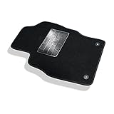 Tappetino per Corsa D dal 2006 al 2014 con bordino nero in moquette nera singolo composto da 1 tappeto solo lato guida antiscivolo con bottoni specifico su misura 131591