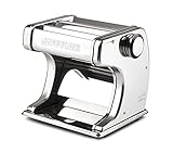 G3 Ferrari G20125 Sfoglia Prof Macchina per la Pasta Motorizzata, 70 W, Rulli 18 cm, 7 livelli spessore, 3 formati di pasta, Corpo e rulli in Acciaio Inox