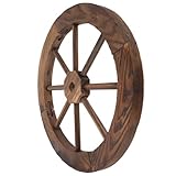 MAGICLULU Ruota Di Legno Decorazione Artigianato Retro Arredamento Vintage Decorazione Decorazione Della Parete Di Arte Agriturismo Ruote Di Carro Novità Ruota Di Legno Di