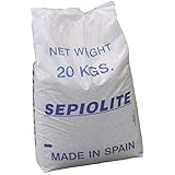 Sepiolite assorbente in polvere per lo sversamento universale, sacco da 20 Kg, capacità di assorbimento 16 Lt