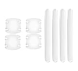 AIBINGBH Adesivo Protettivo per Maniglie delle Portiere Dell'auto per Mercedes Benz W117 CLA 200 220 250 260 45 AMG 2013-2018, Pellicola Protettiva Trasparente per Vernice Auto, 8 Pezzi