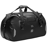 KEMIMOTO Borsa Moto, 40L Borsa Posteriore Moto Impermeabile con Tracolla, Borsa Sella Motociclo con 4 Cinghie di Fissaggio per Motociclismo, Ciclismo, Campeggio, Viaggio