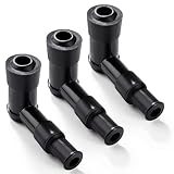 VooGenzek 3 Pezzi Candela Cap Generatore, Cappuccio Candele Impermeabili a 90 Gradi, Cappuccio di Avvio Candela, per Motori da 70cc 90cc 100cc 110cc 125cc 150cc 200cc