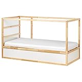 IKEA Letto reversibile Kura, 90 x 200 cm, bianco/pino