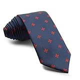 Cencibel Smart Casual Cravatta Croce di Gerusalemme o Santo Sepolcro MARINO-ROSSO