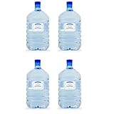 GOVITA - Set da 4 | BOCCIONE d'Acqua Naturale da 12 Litri in Pet monouso con Attacco Standard per Dispenser - BEVERINI CASA E Ufficio - Altezza 45cm (4)
