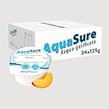 Abbott Nutrition | AquaSure 24 Confezioni x125 g | Acqua Gelificata per il trattamento dietetico di soggetti affetti da disfagia e problemi della deglutizione | gusto Pesca