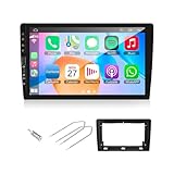 AudioTune Kit Autoradio Android 14, DSP 4-32gb, Tasti fisici, USB Frontali Carplay Adroid Auto + Mascherina adattatori 9" Pollici Compatibile con: Fiat Ducato/Peugeot Boxer/Citroen Jumper 2006-2011
