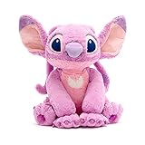 Disney Store Official Peluche Grande Angel, Lilo e Stitch, 55 cm, Personaggio in Peluche Tutto da abbracciare, Extraterrestre Rosa con Dettagli Ricamati e Finitura Morbida