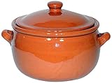 Amazing Cookware - Pentola in Terracotta Naturale, capienza 1,5 l