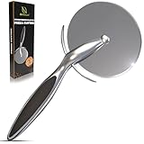 HI NATURE™ Rotella Tagliapizza Professionale – Tagliapizza Acciaio Inox – Ruota Affilata – Manico Antiscivolo – Lavabile in Lavastoviglie – Utensili per Pizza