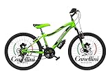 Bicicletta da bambino Canellini MTB 24" (verde/nero)