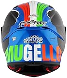 Suomy Track-1 Pecco Mugello 2022 E06, casco blu/nero, M (57/58)