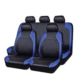 EGNIAN 9Pcs Protezione Sedile Auto per Fiat Punto I/II (Type 188 176) 1993 1994 1995 1996 1997 1998 1999 2000 2001 2002 2003-2007,Impermeabile Set Fodere Anteriori E Posteriori,Copri Sedili Auto