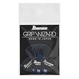 Ibanez PPA16HSGYE - Confezione da 6 plettri della serie Wizard Sand Grip, 1,0 mm, colore giallo 1.0mm Dark Blue